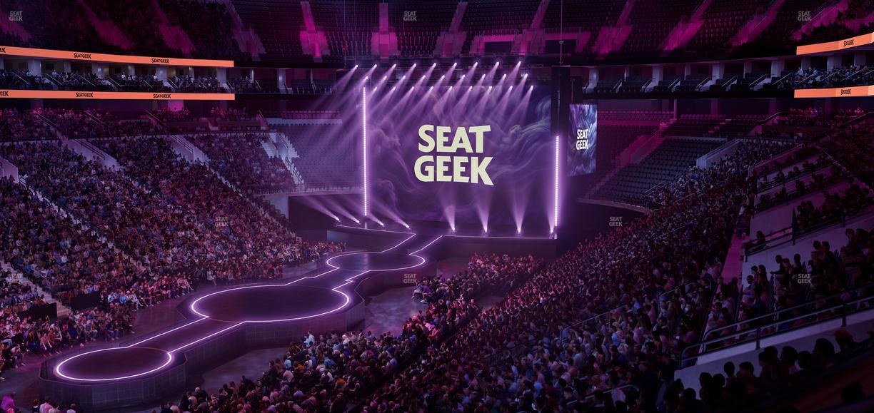 Xfinity Mobile Arena - Section Club Suite R Seat View