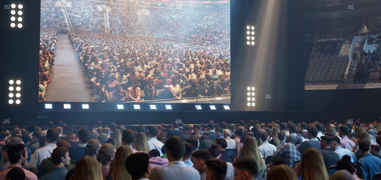 Xfinity Mobile Arena - Section Floor 1 Seat View