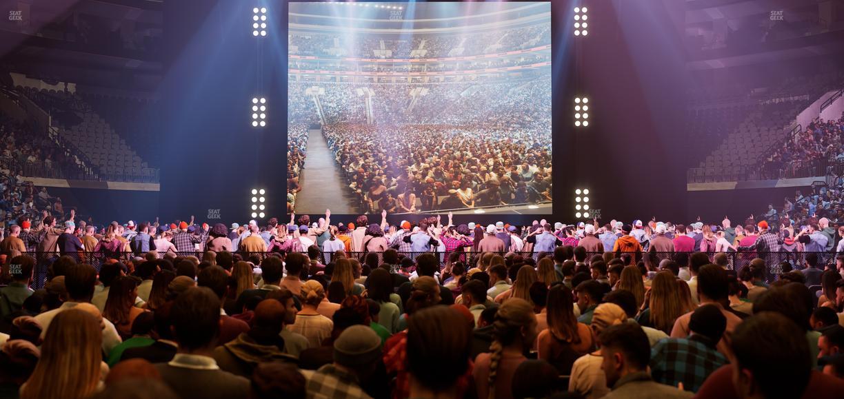 Xfinity Mobile Arena - Section Floor 2 Seat View