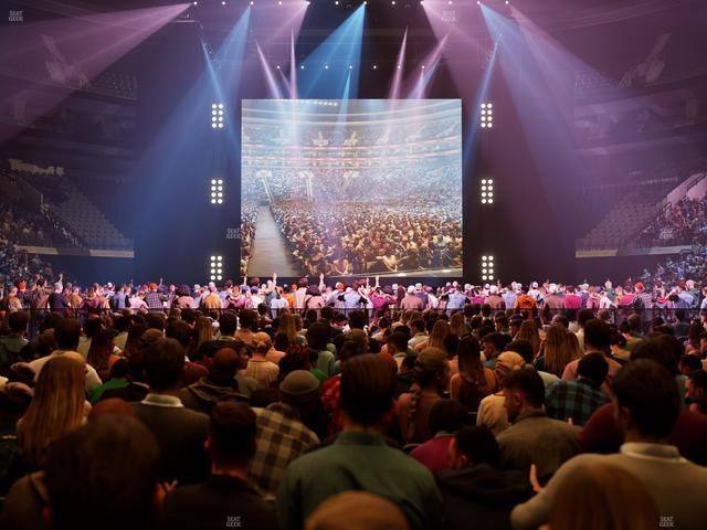 Xfinity Mobile Arena - Section Floor 2 Seat View