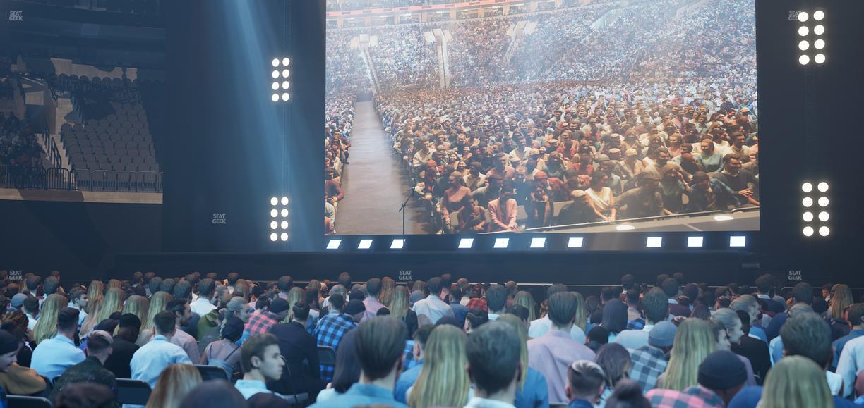 Xfinity Mobile Arena - Section Floor 3 Seat View