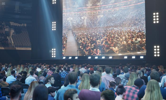 Xfinity Mobile Arena - Section Floor 3 Seat View