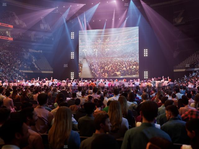 Xfinity Mobile Arena - Section Floor 3 Seat View