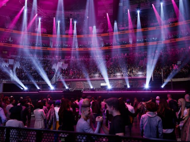 Xfinity Mobile Arena - Section Floor 3 Seat View