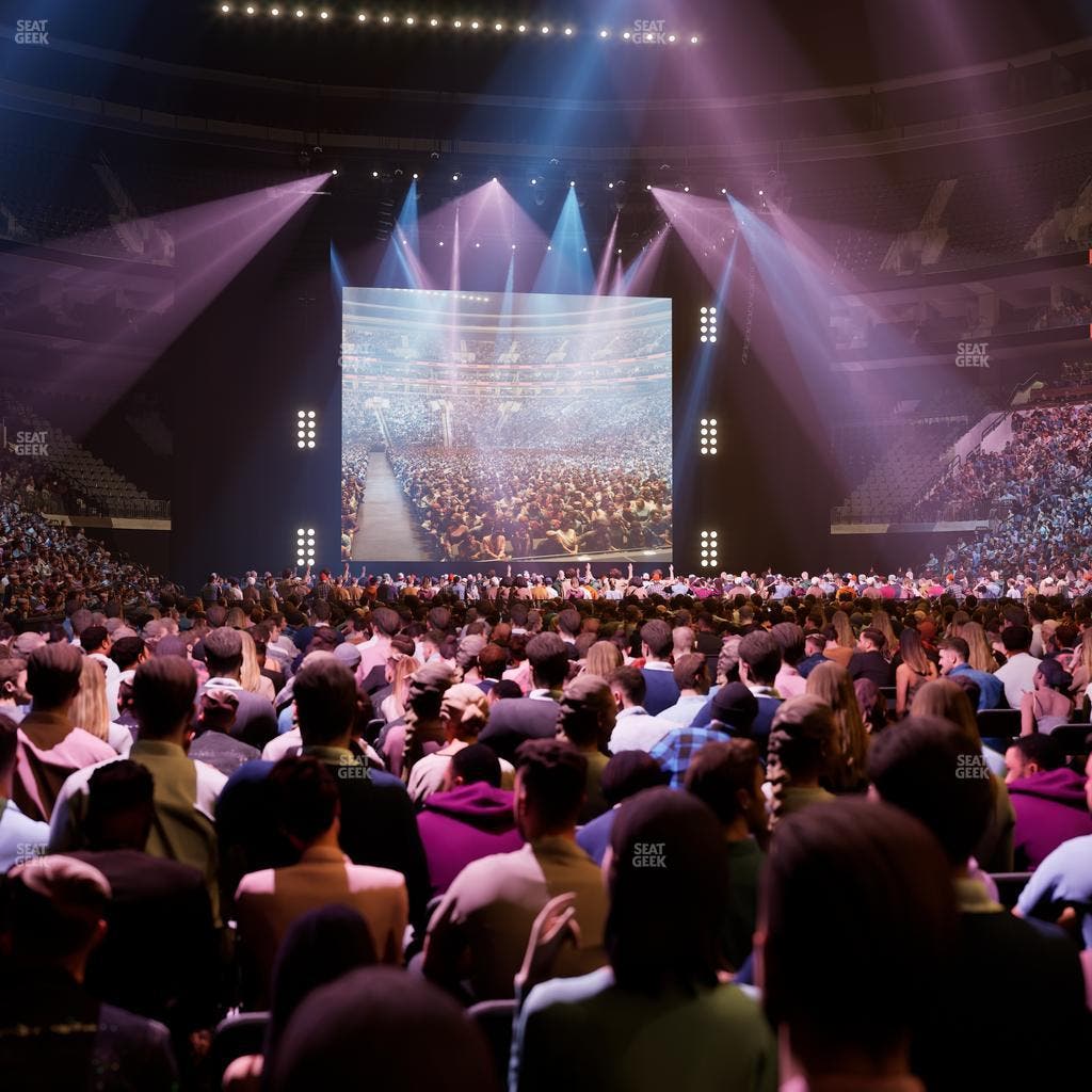 Xfinity Mobile Arena - Section Floor 4 Seat View