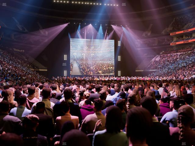 Xfinity Mobile Arena - Section Floor 4 Seat View