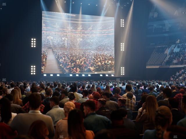 Xfinity Mobile Arena - Section Floor 4 Seat View