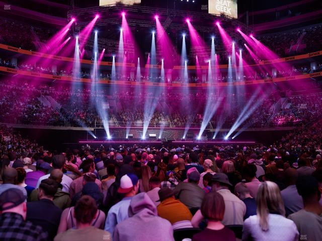 Xfinity Mobile Arena - Section Floor 4 Seat View