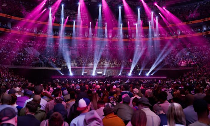 Xfinity Mobile Arena - Section Floor 4 Seat View