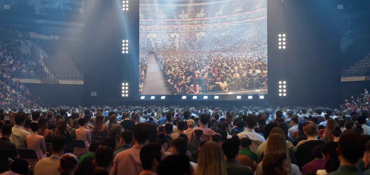 Xfinity Mobile Arena - Section Floor 6 Seat View