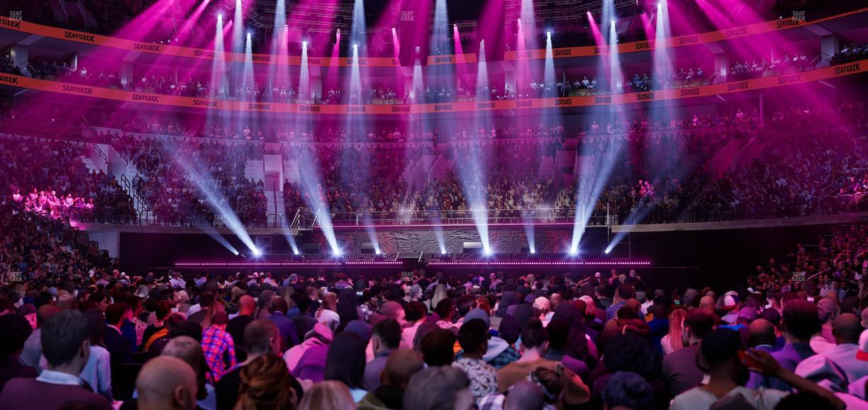 Xfinity Mobile Arena - Section Floor 6 Seat View