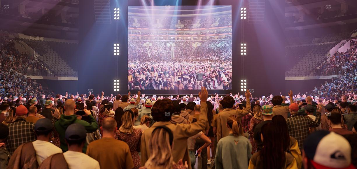 Xfinity Mobile Arena - Section Ga Floor Seat View