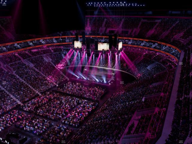 Xfinity Mobile Arena - Section Liberty Loft 2 Seat View