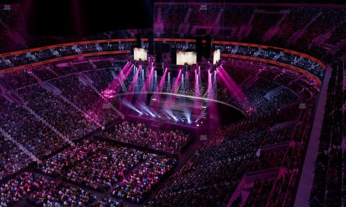 Xfinity Mobile Arena - Section Liberty Loft 2 Seat View