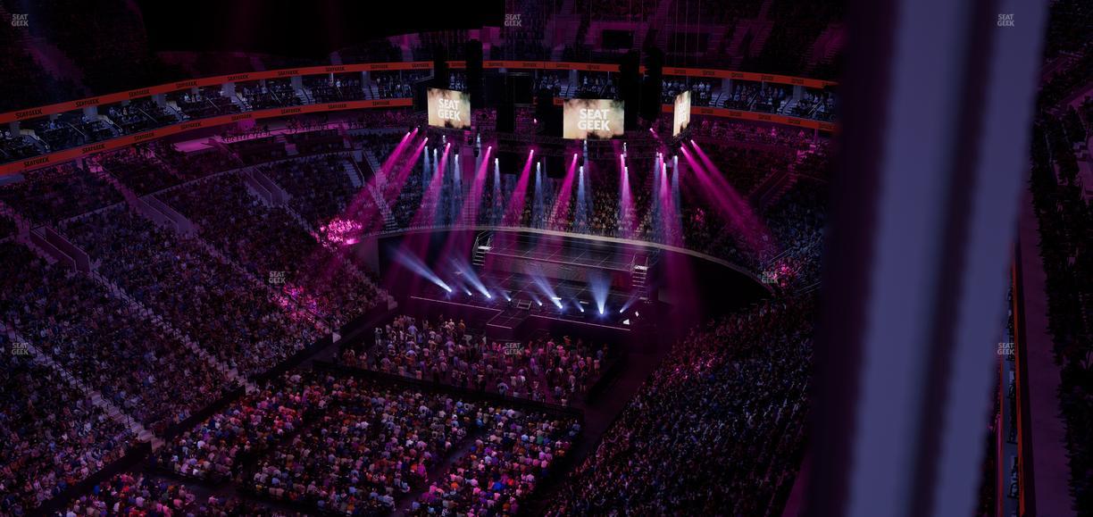 Xfinity Mobile Arena - Section Liberty Loft 3 Seat View