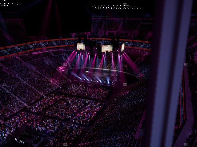 Xfinity Mobile Arena - Section Liberty Loft 3 Seat View