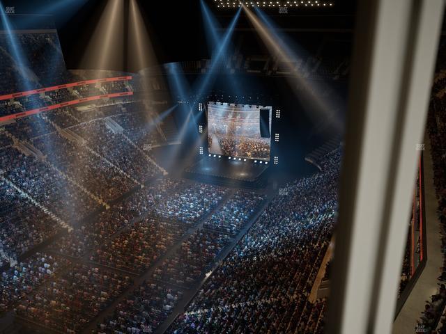 Xfinity Mobile Arena - Section Liberty Loft 3 Seat View