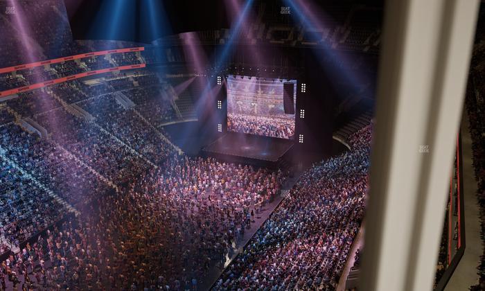 Xfinity Mobile Arena - Section Liberty Loft 3 Seat View