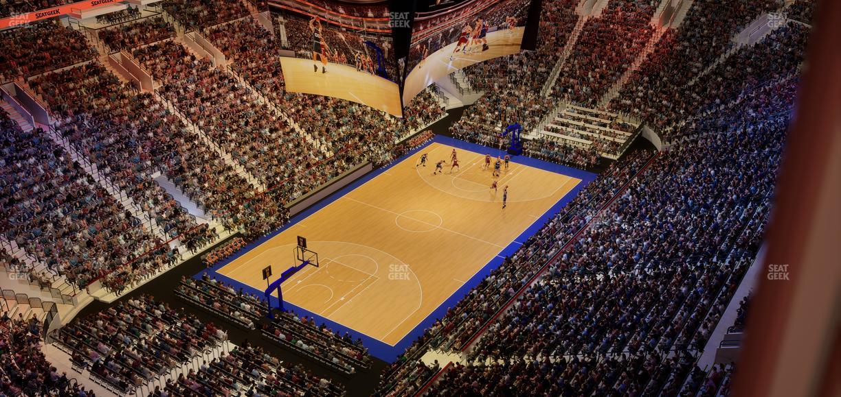 Xfinity Mobile Arena - Section Liberty Loft 3 Seat View