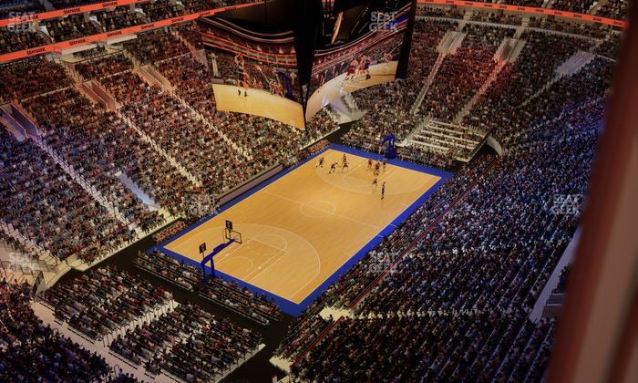 Xfinity Mobile Arena - Section Liberty Loft 3 Seat View