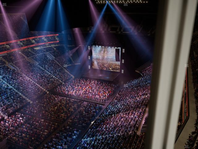 Xfinity Mobile Arena - Section Liberty Loft 3 Seat View