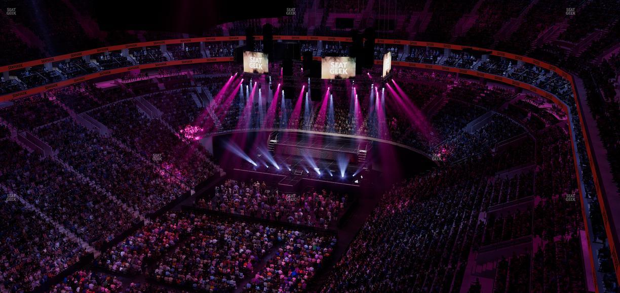 Xfinity Mobile Arena - Section Liberty Loft 4 Seat View