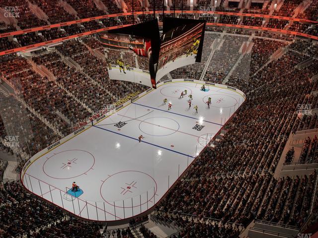 Xfinity Mobile Arena - Section Liberty Loft 4 Seat View
