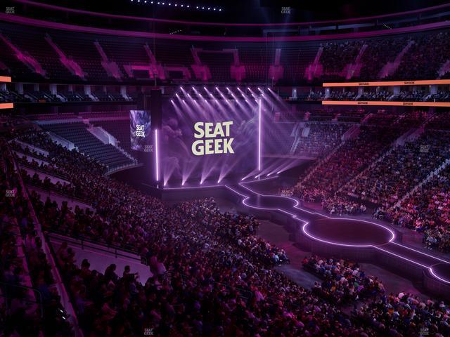 Official view from Section Luxury Suite 33 at Xfinity Mobile Arena
