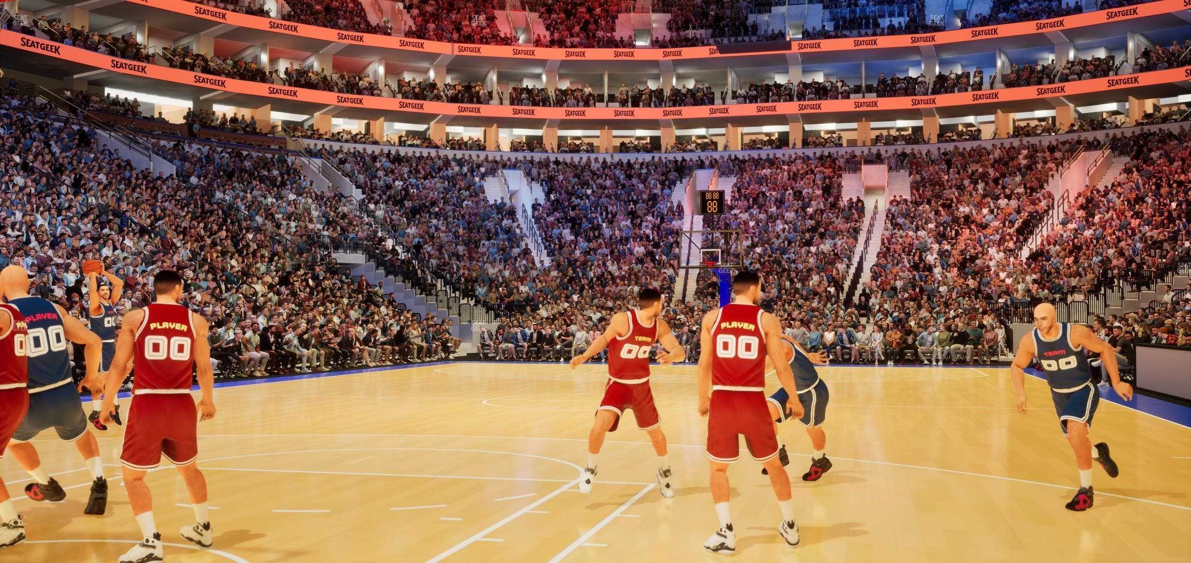 Xfinity Mobile Arena - Section North Floor Seat View