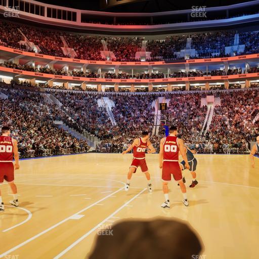 Xfinity Mobile Arena - Section North Floor Seat View