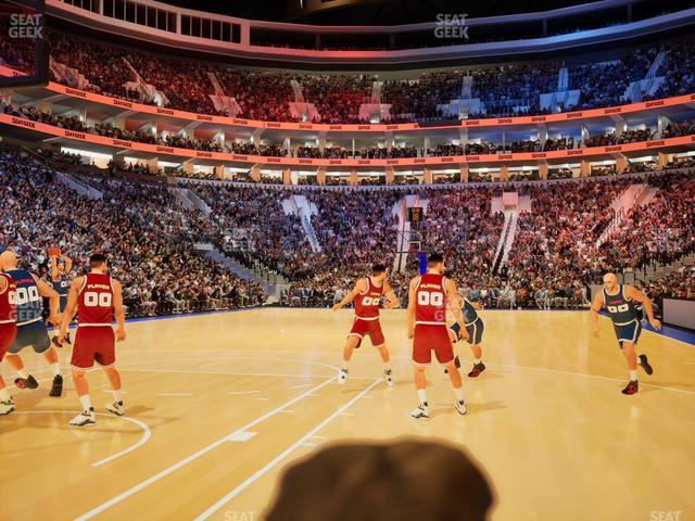 Xfinity Mobile Arena - Section North Floor Seat View
