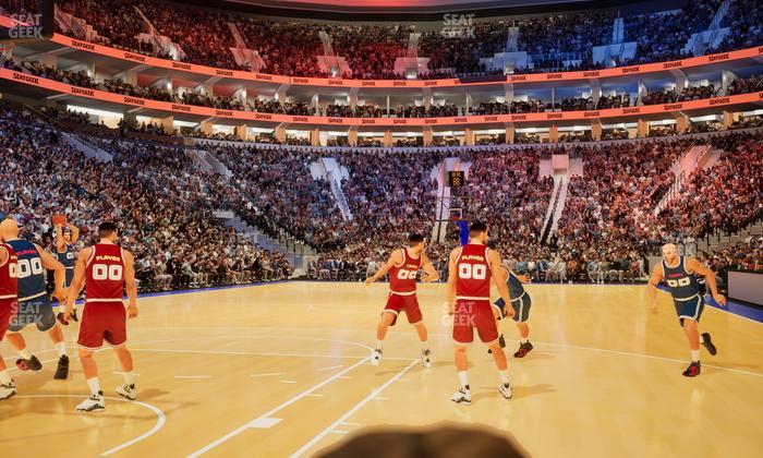 Xfinity Mobile Arena - Section North Floor Seat View