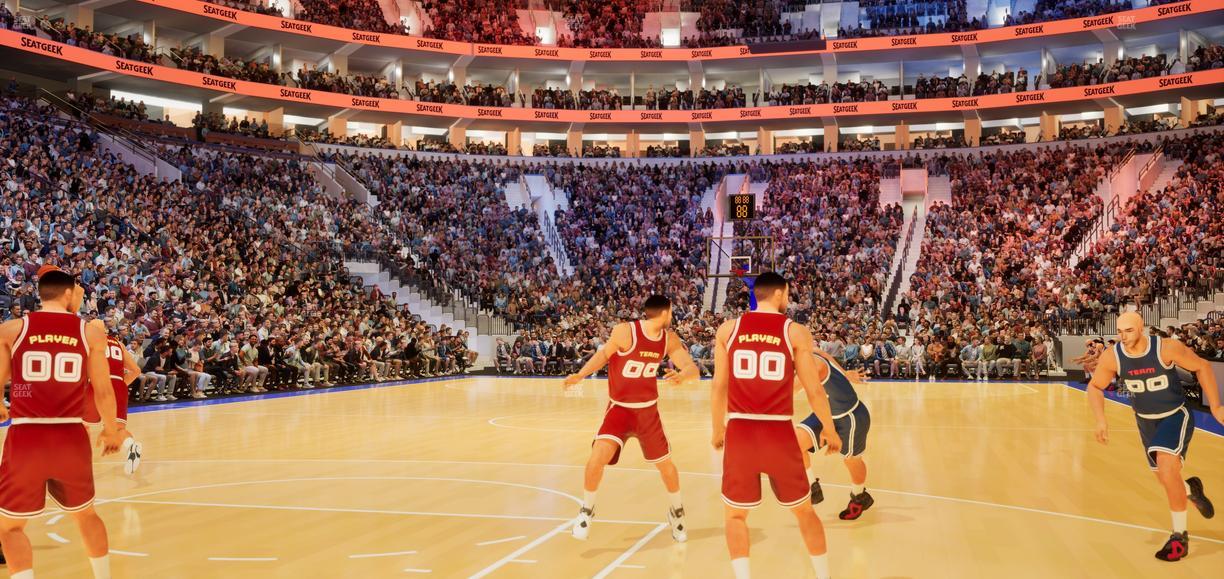 Xfinity Mobile Arena - Section North Floor Seat View