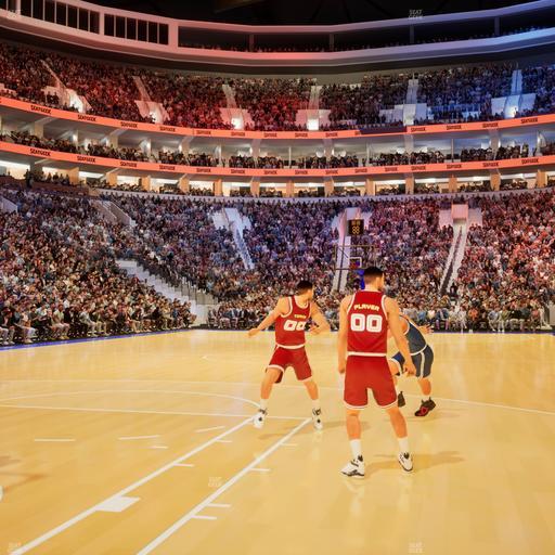 Xfinity Mobile Arena - Section North Floor Seat View