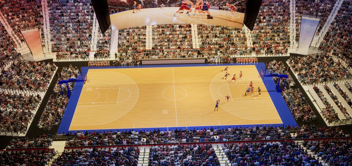 Xfinity Mobile Arena - Section Press Box 1 Seat View