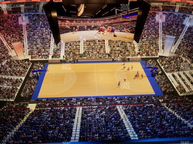 Xfinity Mobile Arena - Section Press Box 1 Seat View