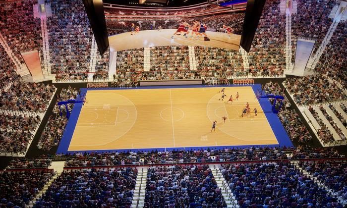 Xfinity Mobile Arena - Section Press Box 1 Seat View