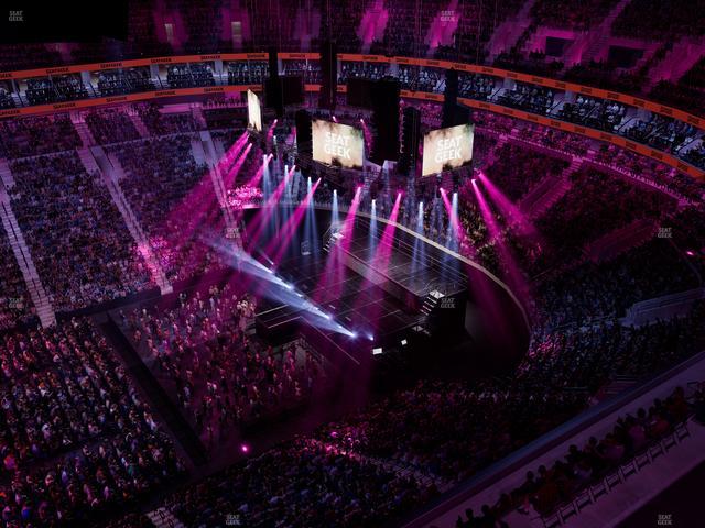 Xfinity Mobile Arena - Section Press Box 1 Seat View