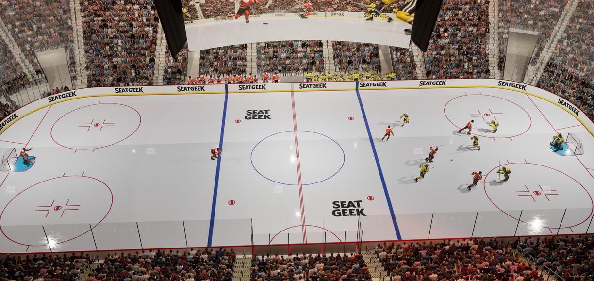 Xfinity Mobile Arena - Section Press Box 1 Seat View