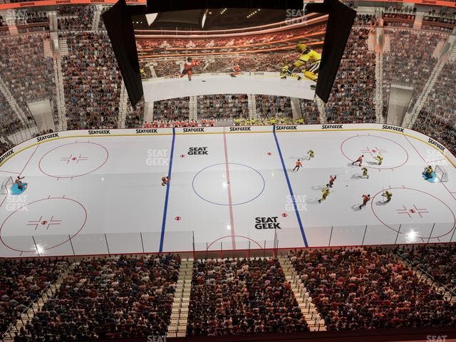 Xfinity Mobile Arena - Section Press Box 1 Seat View