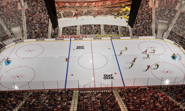 Xfinity Mobile Arena - Section Press Box 1 Seat View