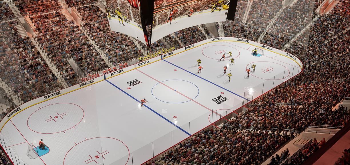 Xfinity Mobile Arena - Section Press Box 2 Seat View