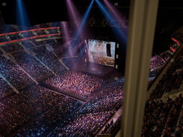 Xfinity Mobile Arena - Section Press Box 2 Seat View