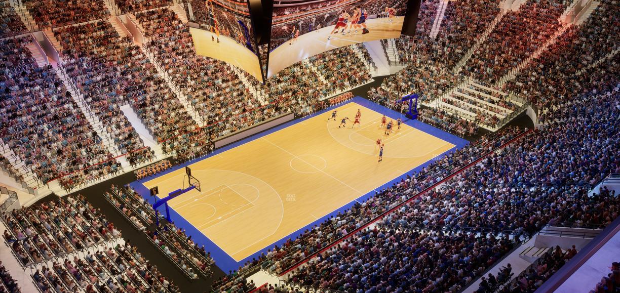 Xfinity Mobile Arena - Section Press Box 2 Seat View