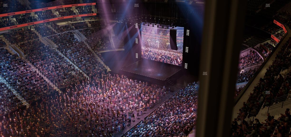 Xfinity Mobile Arena - Section Press Box 2 Seat View