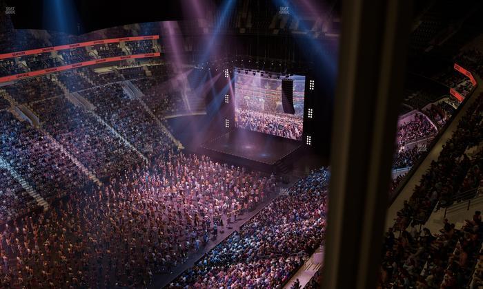 Xfinity Mobile Arena - Section Press Box 2 Seat View