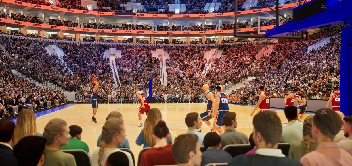 Xfinity Mobile Arena - Section R 118 Seat View