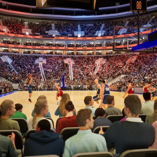 Xfinity Mobile Arena - Section R 118 Seat View