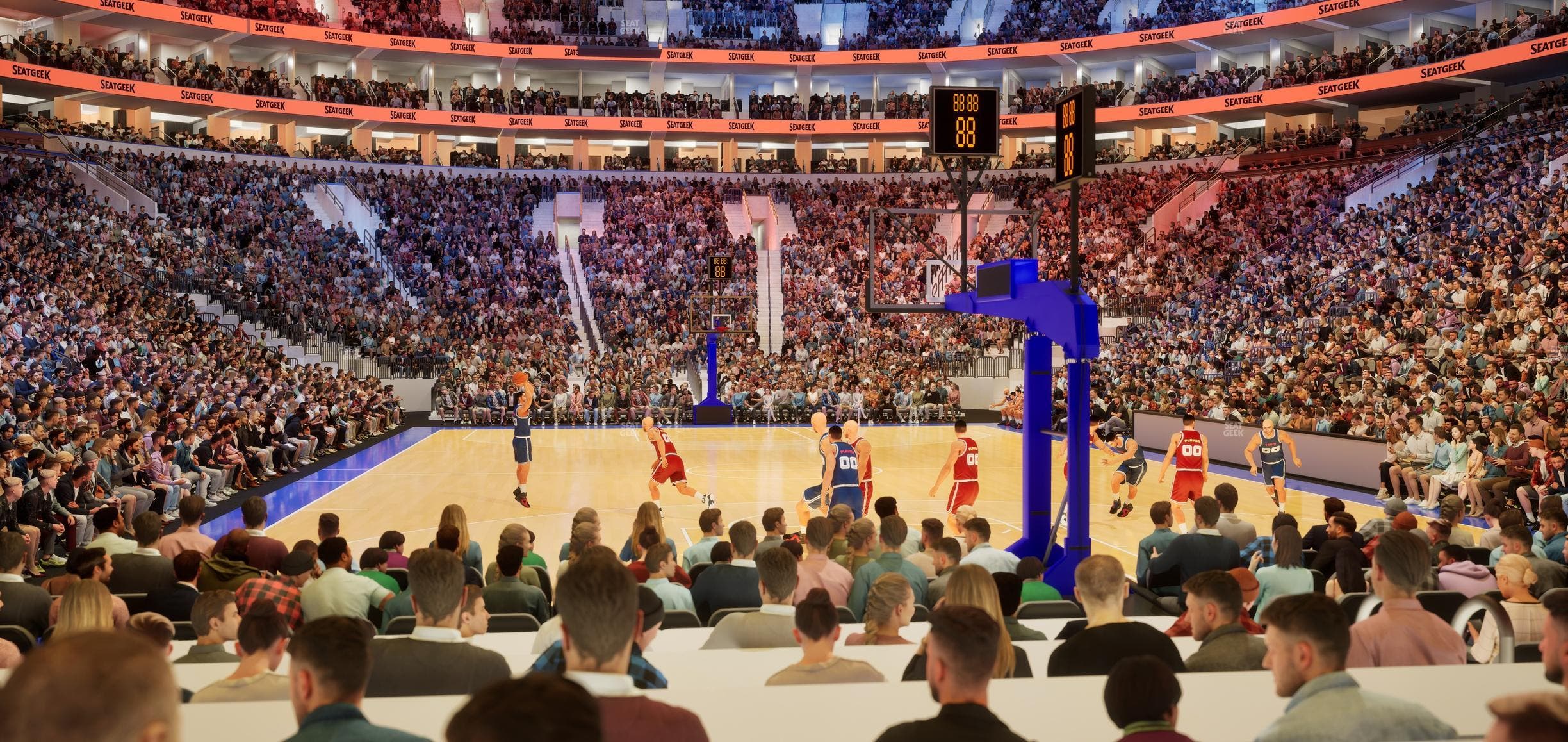 Xfinity Mobile Arena - Section R 118 Seat View