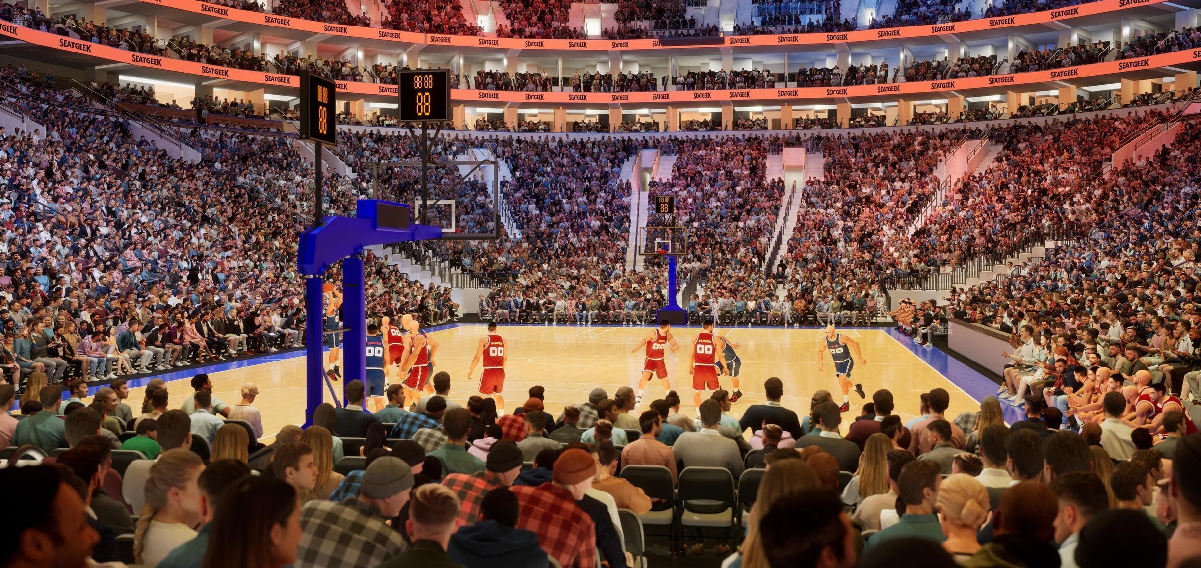 Xfinity Mobile Arena - Section R 120 Seat View